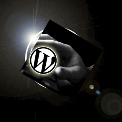 wordpress logo under the sun